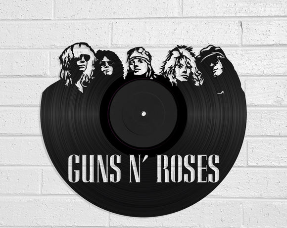 Guns N' Roses Vinyl Record Art Vinyl Revamp - Vinyl Record Art 