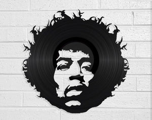 Jimi Hendrix Vinyl Record Art Vinyl Revamp - Vinyl Record Art 