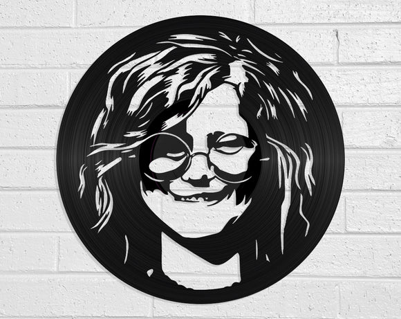 Janis Joplin Vinyl Record Art Vinyl Revamp - Vinyl Record Art 