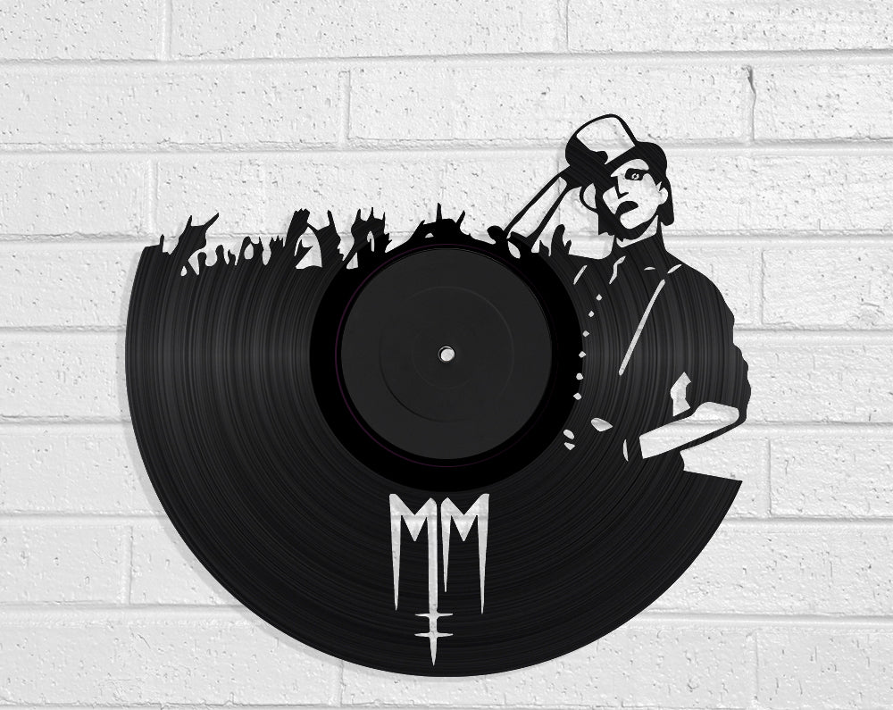 Marilyn Manson Vinyl Record Art Vinyl Revamp - Vinyl Record Art 