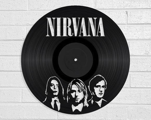 Nirvana Vinyl Record Art Vinyl Revamp - Vinyl Record Art 
