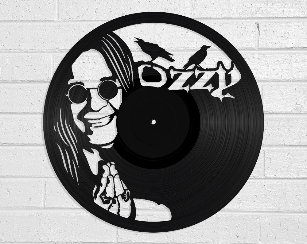 Ozzy Osbourne Vinyl Record Art Vinyl Revamp - Vinyl Record Art 