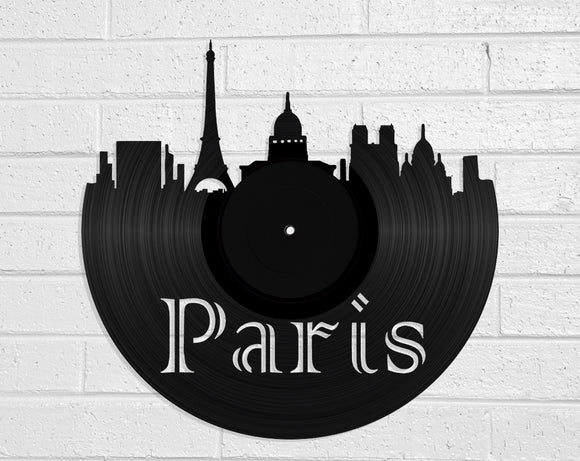 Paris Vinyl Record Art Vinyl Record Art Vinyl Revamp - Vinyl Record Art 