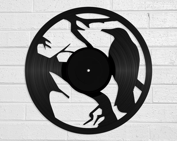 Raven Vinyl Record Art Vinyl Revamp - Vinyl Record Art 