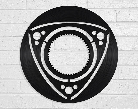 Rotary Logo Vinyl Record Art Vinyl Revamp - Vinyl Record Art 