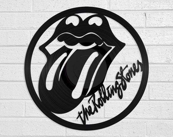 The rolling Stones Vinyl Record Art Vinyl Revamp - Vinyl Record Art 