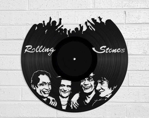 The Rolling Stones Vinyl Record Art Vinyl Revamp - Vinyl Record Art 