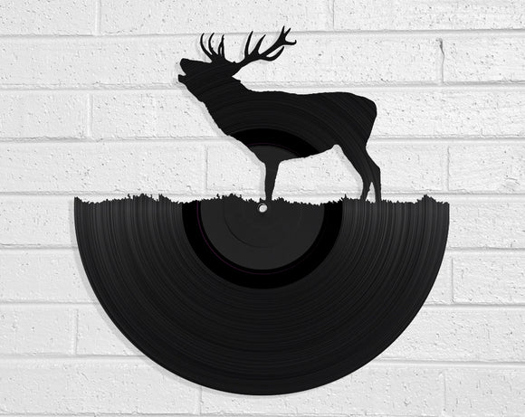 Stag Vinyl Record Art Vinyl Revamp - Vinyl Record Art 