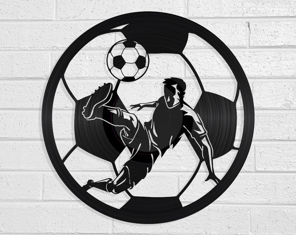 Soccer Vinyl Record Art Vinyl Revamp - Vinyl Record Art 