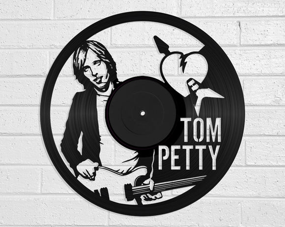 Tom Petty Vinyl Record Art Vinyl Revamp - Vinyl Record Art 