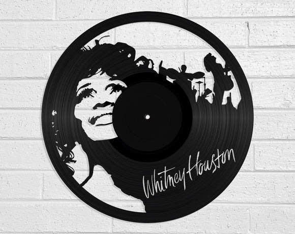 Whitney Houston Vinyl Record Art Vinyl Revamp - Vinyl Record Art 