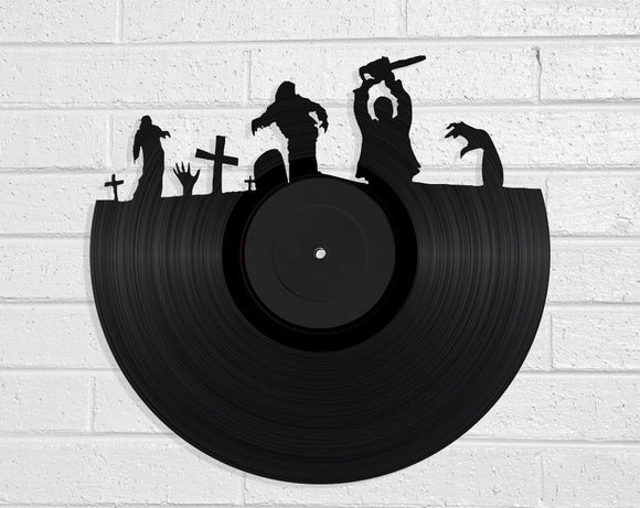 Zombies Vinyl Record Art Vinyl Revamp - Vinyl Record Art 