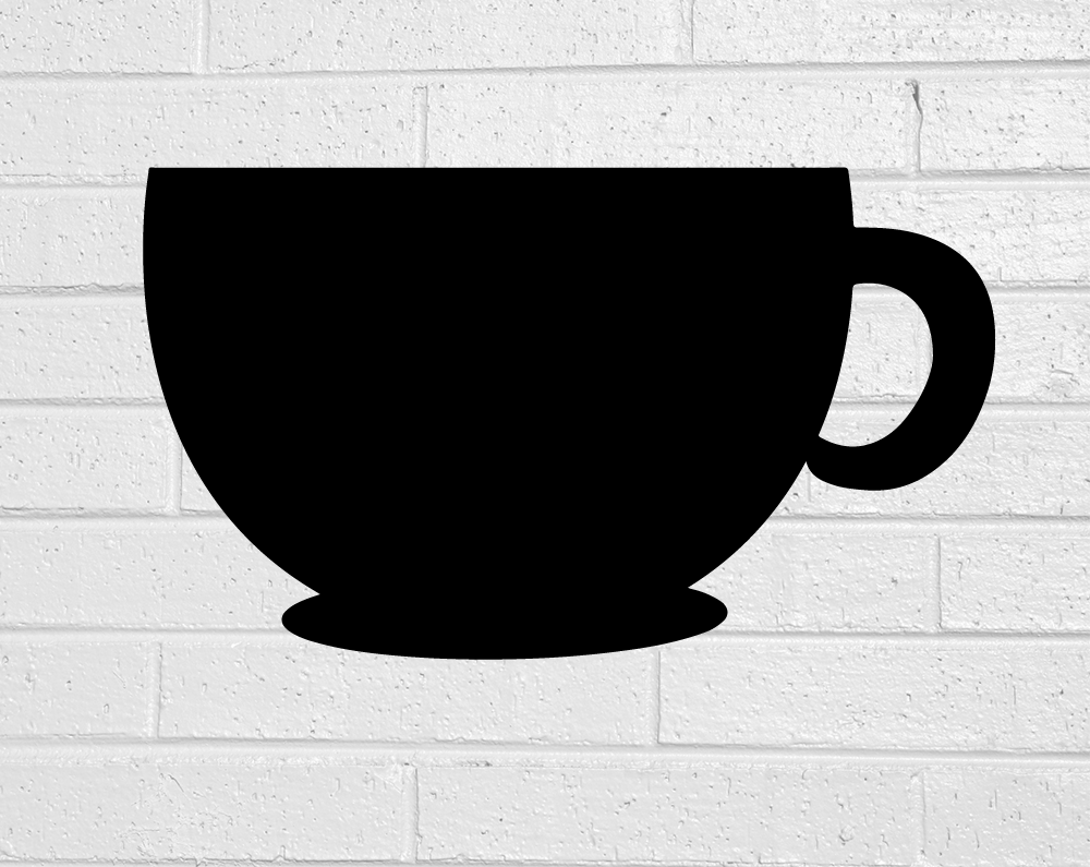 Coffee Cup Blackboard